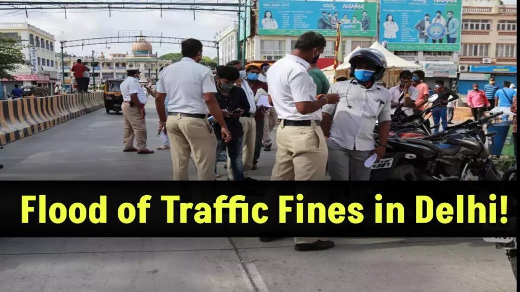 Flood of Traffic Fines in Delhi! ₹23.57 Billion Issued, But Only ₹3.95 Crore Collected